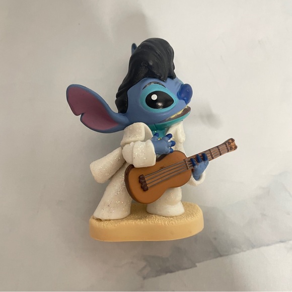 Disney LILO & Stitch with Elvis Stitch Hula PVC Figure Cake Topper Disney Store - Picture 4 of 7